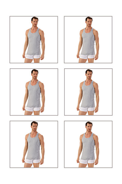 ÖZKAN underwear Özkan 0267 Комплект от 6 броя мъжки спортни потници Рамбо от ...