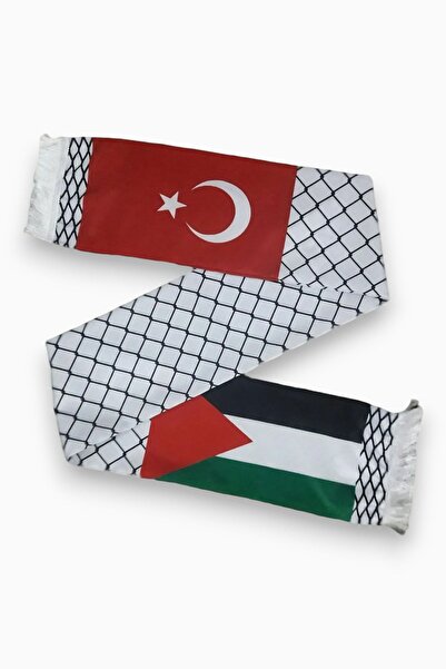 Pencere Bayrak Kaliteli Filistin Ve Türk Bayraklı Atkı %100 Canlı Renkler Ve ...