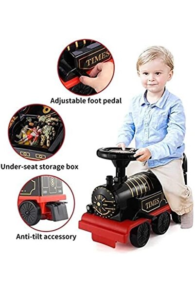 unbranded Rechargeable battery operated ride-on train with lights and music,