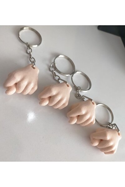 Mor Designer Nah Marked Keychain Model Set of 4