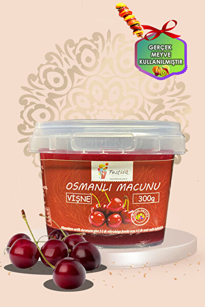 Festiva Hazır Osmanlı Macunu - Doğal Vişne Parçacıklı - 300gr.