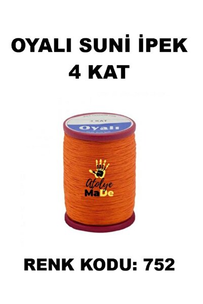 OYALI Suni Ipek 4 Kat Iplik Nakış Iğne Oyası Tığ Oyası Etuval Tek Makara Net ...