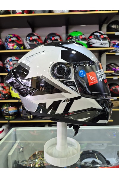MT Helmets Thunder 4 Sv Exeo C2 Gloss Titanium Full Face Kapalı Kask