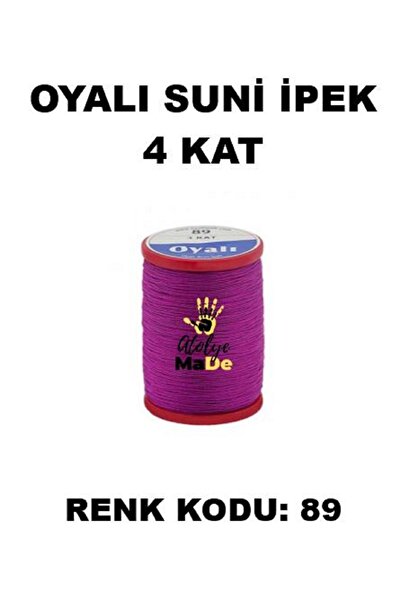 OYALI Suni Ipek 4 Kat Iplik Nakış Iğne Oyası Tığ Oyası Etuval Tek Makara Net ...