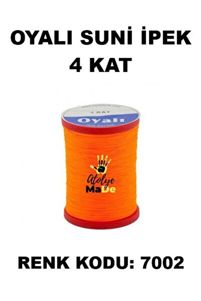 OYALI Suni Ipek 4 Kat Iplik Nakış Iğne Oyası Tığ Oyası Etuval Tek Makara Net ...