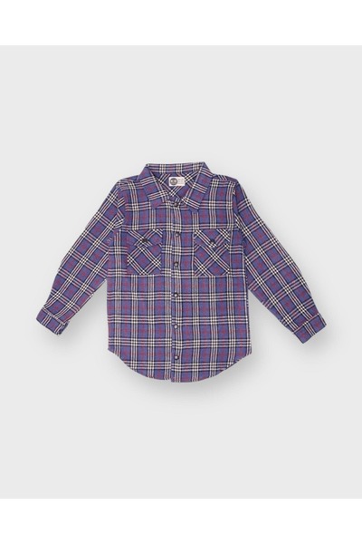 rg kidsstore Genç Çocuk Cepli Ekose Gömlek Kışlık Oduncu Model 9–15 Yaş | RG3312