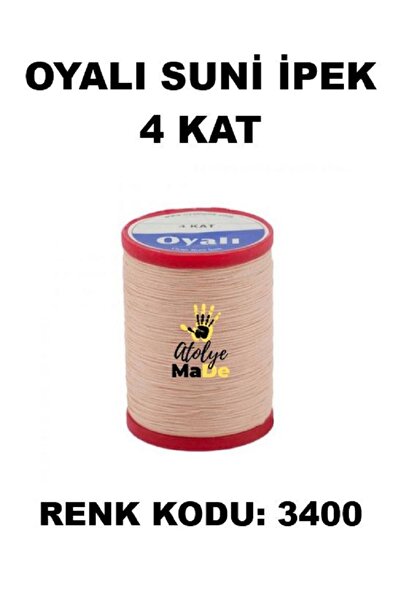 OYALI Suni Ipek 4 Kat Iplik Nakış Iğne Oyası Tığ Oyası Etuval Tek Makara Net ...