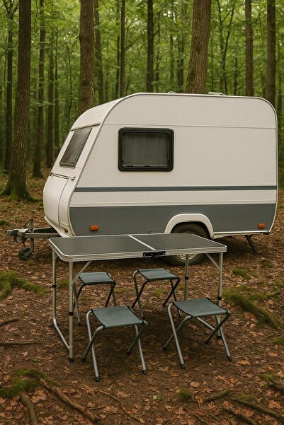 MODULBOX KATLANABİLİR, AYARLANABİLİR, ALÜMİNYUM, 60X120, 4 TABURE, KAMP VE Pİ...