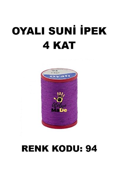 OYALI Suni Ipek 4 Kat Iplik Nakış Iğne Oyası Tığ Oyası Etuval Tek Makara Net ...