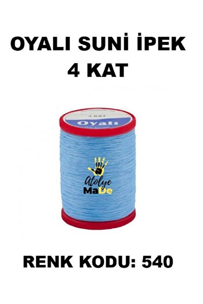 OYALI Suni Ipek 4 Kat Iplik Nakış Iğne Oyası Tığ Oyası Etuval Tek Makara Net ...