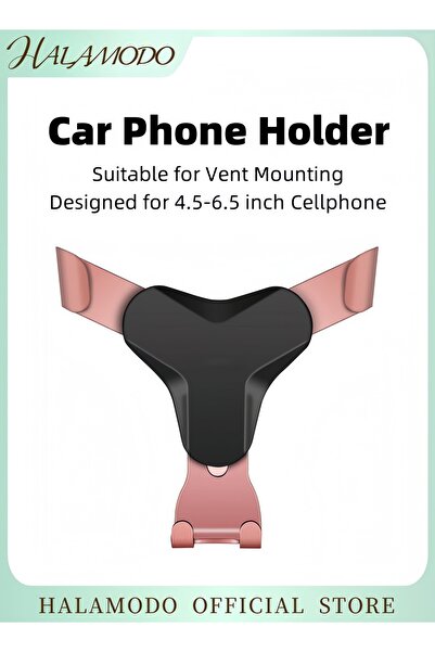 HALAMODO حامل هاتف محمول مثبت في السيارة لمنتجات السيارات، مشبك استشعار الجاذ...