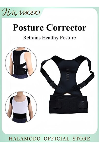 HALAMODO Posture Corrector for Women and Men Adjustable Brace for Upper and L...
