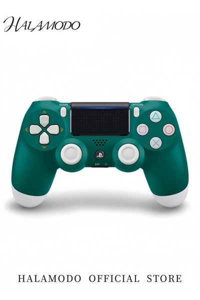 HALAMODO Wireless Controller For PlayStation 4 - Green/White