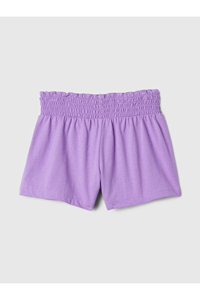 GAP Kız Bebek Mor Fırfırlı Büzgülü Şort