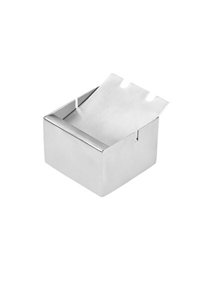 Falconetti Ατσάλινο τετράγωνο κινητό σχάρα καπνού από ξύλο φιστίκι καρυδιάς Lux Cin849