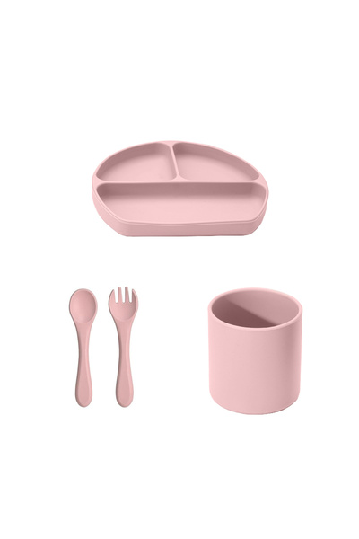 awwaline Set de hrănire pentru bebeluși, 4 piese pentru diversificare, awwali...