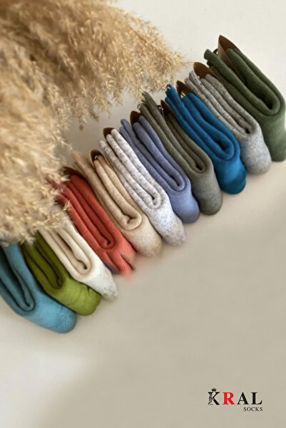 KRAL SOCKS Thermal Featured 2x Protected (3 ЧИФТА) асортимент Цветни дамски зимни хавлиени ботуши Чорапи