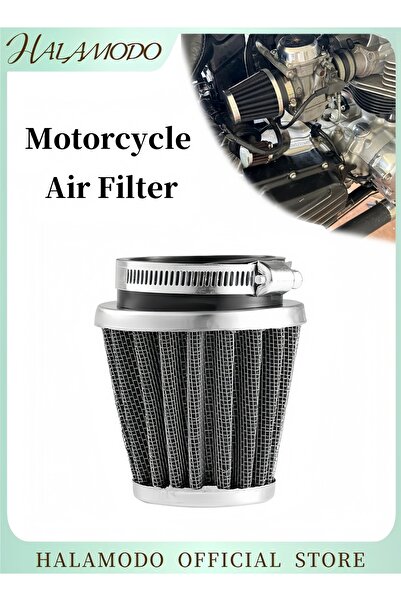HALAMODO فلتر هواء بديل للدراجات النارية، فلتر هواء شبكي مخروطي، فلتر سحب هوا...