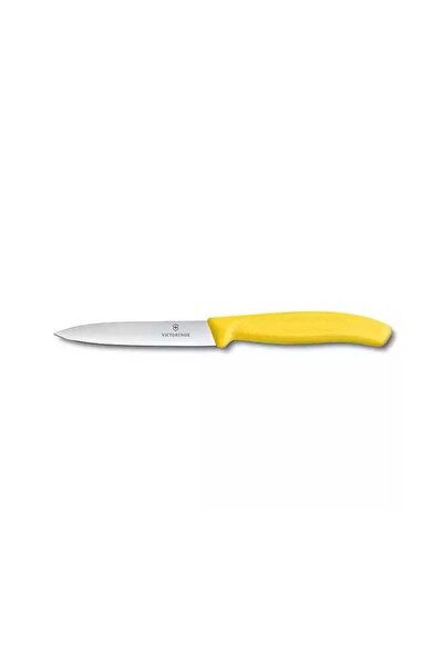 Victorinox 6.7706.L118 10cm Sarı Düz Soyma Bıçağı