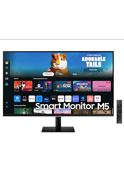 Samsung Odyssey M5 Ls27dm500euxuf 27" 4 Ms 60 Hz Full Hd Va Led Akıllı Monitör
