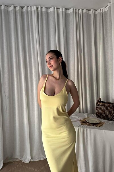 lizge giyim ASKILI MODAL ELBİSE