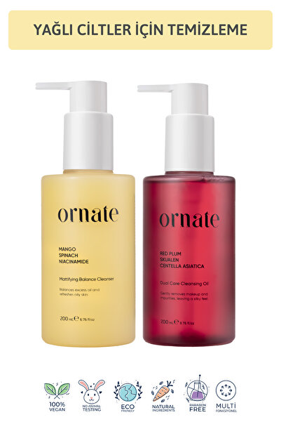 ORNATE Yağlı Ciltler için Makyajı Temizlerken Yağ Görünümünü Azaltmayı Hedefl...
