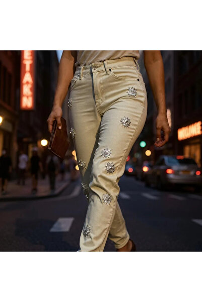 WeddingShopStone Ütüyle Yapışan Taşlı Motif broş Kristal Gümüş Aksesusar taşl...