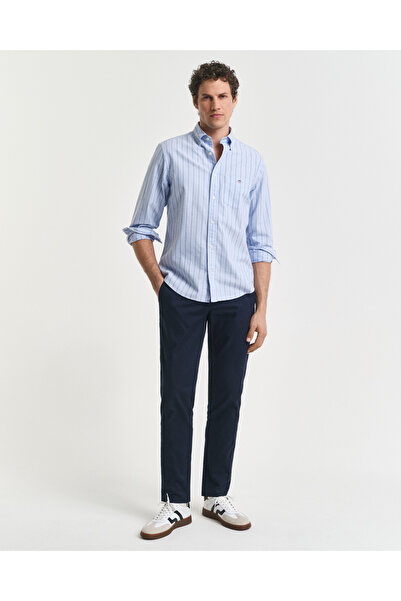 Gant Erkek Lacivert Slim Fit Chino Pantolon