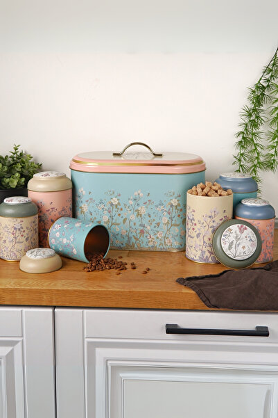 EVLE Erb01u2 Oval Ekmek Kutusu 7 Li Set, Botanica