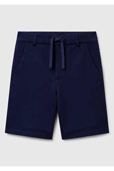 United Colors of Benetton Σορτς βερμούδας με κορδόνι με κουμπιά πίσω τσέπη γι...