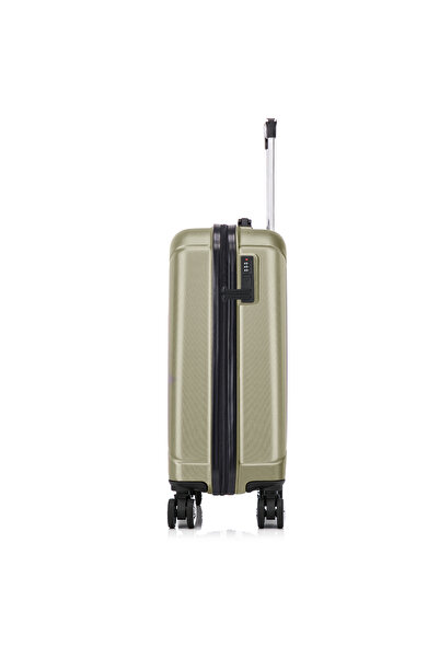 Quasar & Co. Set of 2 trolleys, 40x30x20cm removable wheels/55x36x20cm, hand luggage trolley, 4 wheels, ABS, Smart, champagne