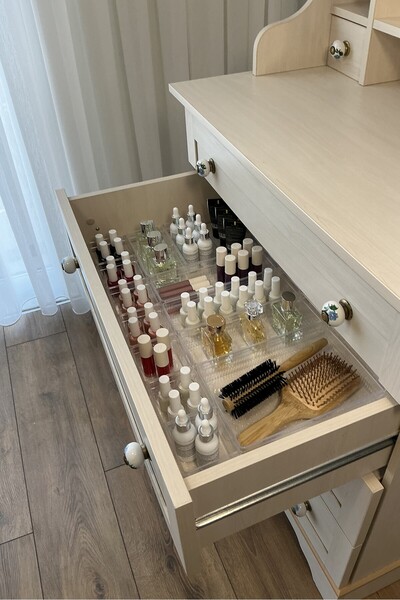 UNIQUE ME Set of 14 Drawer Interior Closet Organizer Crystal