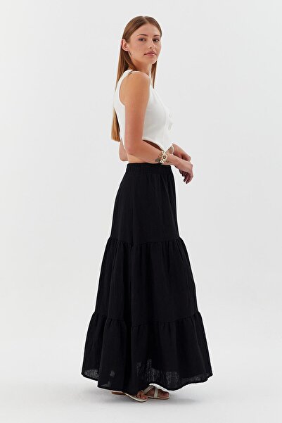 Shopping Shop Muslin skirt black