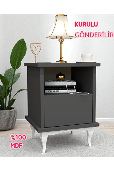 KONAK EV EŞYALARI Celta Komodin,MDF,Kurulum Gerekmez,Montajlı,MDF Komodin,Kom...