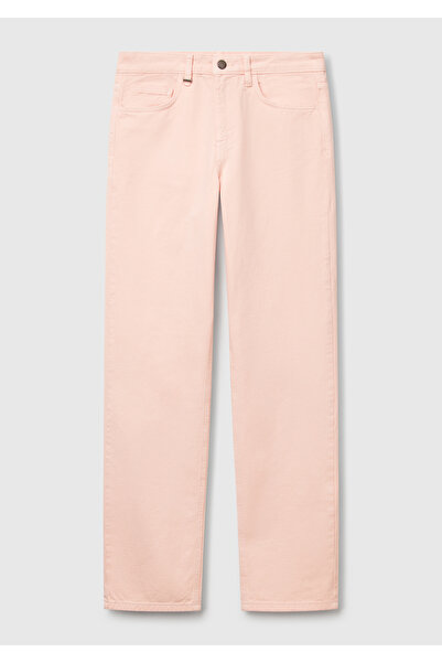 United Colors of Benetton Γυναικείο ροζ 100% βαμβακερό παντελόνι τζιν με κανονική μέση κανονική εφαρμογή