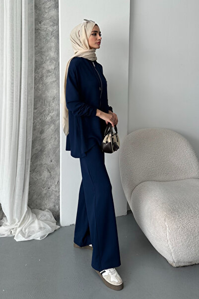 Mogi Butik Γυναικείο Modal χτενισμένο βαμβακερό μεγάλο μέγεθος με κουκούλα με καλυμμένη κεφαλή τουνίκ 3093