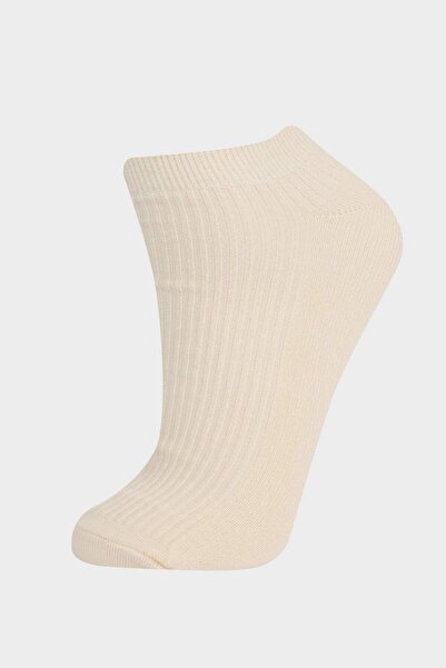 DeFacto Girl's 5-Piece Cotton Booties Socks F9010A8Ns