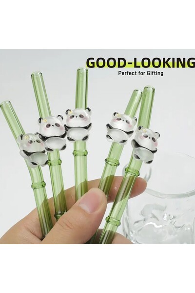 Miki & Miki Bambu Panda Cam Pipet 1 adet