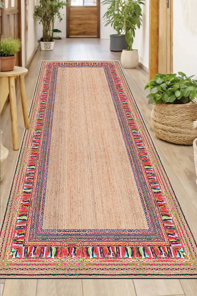 MUA HOME DECOR Digital Printed Washable Runner - for Living Room, Kitchen, Hallway, Office