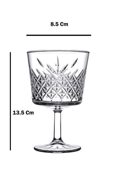 Paşabahçe 440456 Timeless 4'lü Ayaklı Kokteyl Bardak 270 cc