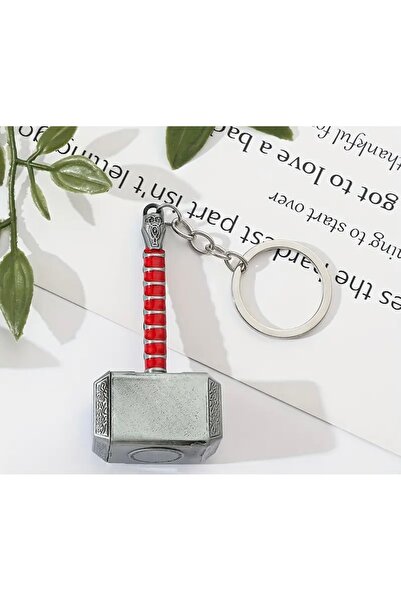 Marvel Avengers Around Raytheon Hammer Pendant Keychain