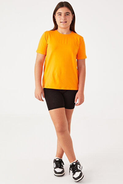 Almila Βαμβακερό μπλουζάκι για κορίτσια Crew Neck 2007