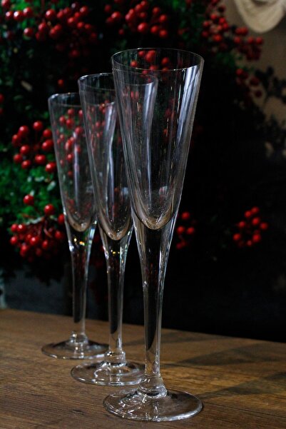 Paşabahçe El İmalatı Kristal Şampanya Kadehi 124304 21313 200 cc 1 Adet