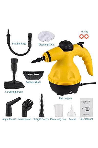 Zoom Plus Portable Handheld Steam Cleaner 1000W Multifunctional High Temperature Pressurized Steam C