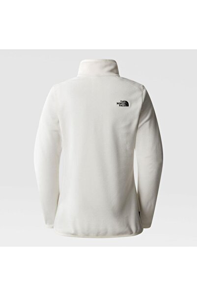 THE NORTH FACE W 100 Glacıer 1/4 Zıp - Eu White