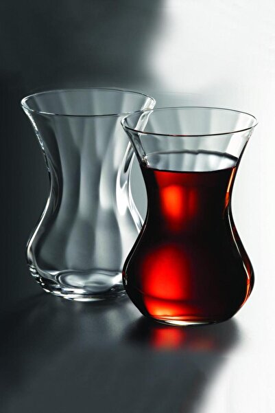 Paşabahçe Emirgan Nude Crystal 6-Piece Tea Cups 64071 145 Cc