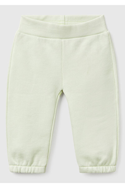 United Colors of Benetton Baby Aqua Green Sweatpants with Rabbit Detail on th...