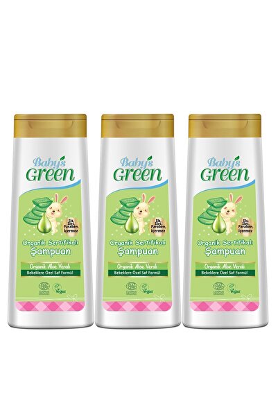 Baby's Green 3'lü Set Organik Bebek Şampuanı (400ML X 3 ADET)