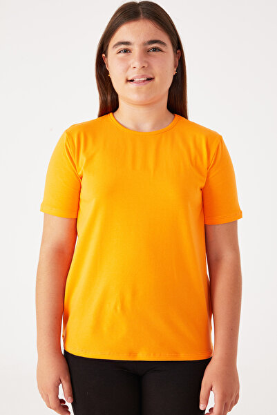 Almila Βαμβακερό μπλουζάκι για κορίτσια Crew Neck 2007