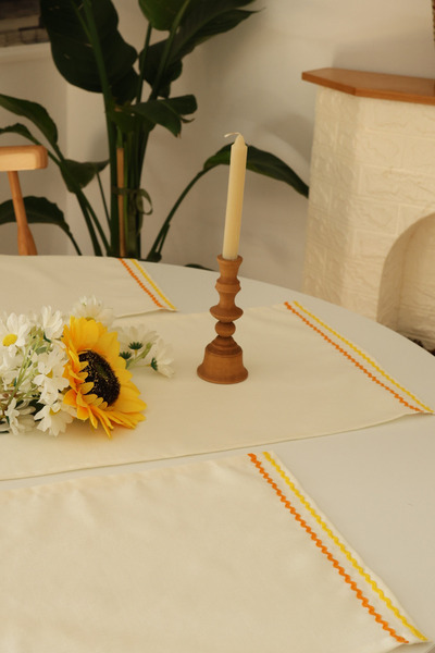 Yakacihome Ziggy 5 частин | 4 частини американського сервісу та 1 частина бігунка Duck Linen, що можна прати, не залишає плям, комплект